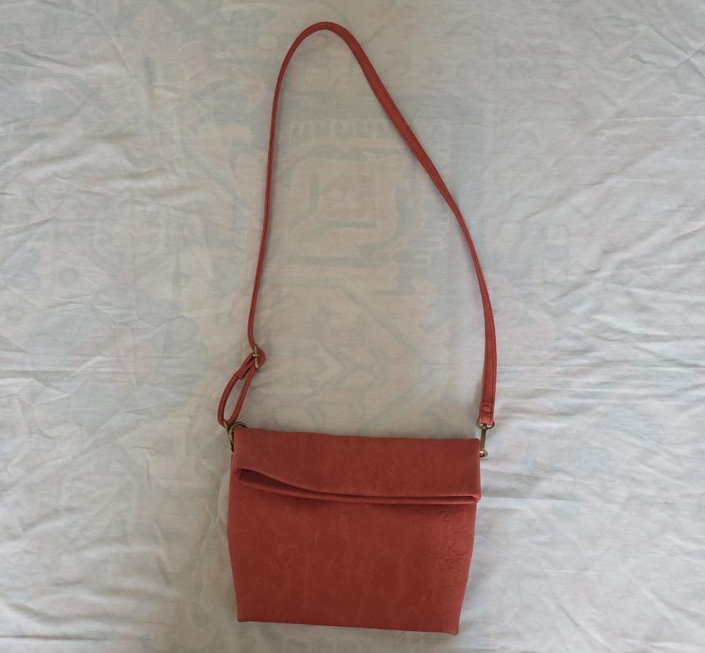 Anthropologie Coral Crossbody Shoulder Bag